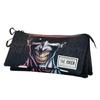 KARACTERMANIA DC Comics Joker Crazy Pencil Case Triple ECO, Black, 23 x 11 cm, Black/White, Talla nica, ECO Crazy Triple Pencil Case view 4