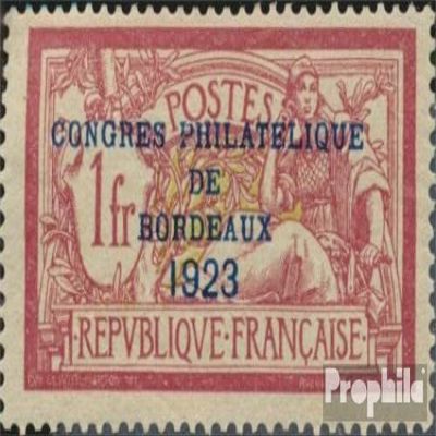 France 152 (Complete.Issue.) Tested with Attest unmounted Mint/Never hinged ** MNH 1923 Philatelistenkongre (Stamps for Collectors)