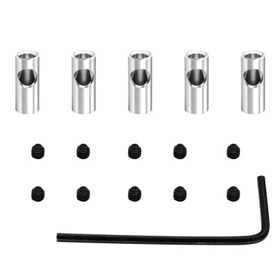 GLOBACT 5 Pcs Steel 3.175mm to 5mm Pinion Gear Adapter Drive Shaft Adapter Reducer Sleeve Motor Axle Change-Over for RC Motor 3650 550 540 Brushed/Brushless Pinion Gears Shaft Adapter