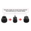 GLOBACT 5 Pcs Steel 3.175mm to 5mm Pinion Gear Adapter Drive Shaft Adapter Reducer Sleeve Motor Axle Change-Over for RC Motor 3650 550 540 Brushed/Brushless Pinion Gears Shaft Adapter view 3