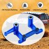 GLOBACT for 1/10 Slash 2WD Steering Bellcrank Rustler Bandit Ford F-150 2WD Aluminum Drag Link Parts with Ball Bearings Upgrade Replace 3743 (Blue) view 2
