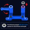 GLOBACT for 1/10 Slash 2WD Steering Bellcrank Rustler Bandit Ford F-150 2WD Aluminum Drag Link Parts with Ball Bearings Upgrade Replace 3743 (Blue) view 3