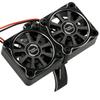 Power Hobbies Aluminum Heatsink 1/5 Dual High Speed Cooling Fans w/Covers (Black) view 1