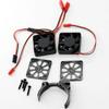 Power Hobbies Aluminum Heatsink 1/5 Dual High Speed Cooling Fans w/Covers (Black) view 2