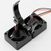 Power Hobbies Aluminum Heatsink 1/5 Dual High Speed Cooling Fans w/Covers (Black) view 4
