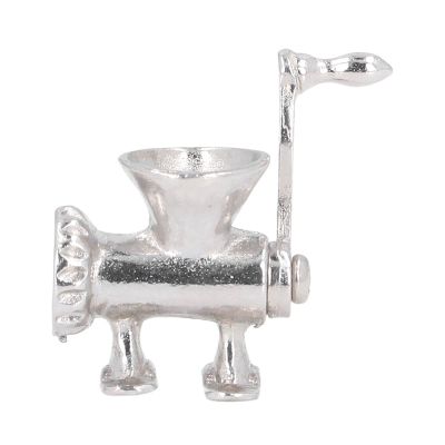 Meat Grinder Toy Miniature Hand Crank Meat Mincer for Kids Ages 3 and up