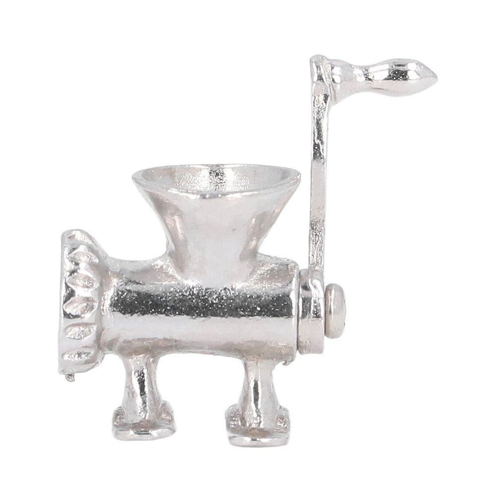 Meat Grinder Toy Miniature Hand Crank Meat Mincer for Kids Ages 3 and up