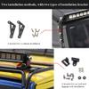 GLOBACT RC Light Bar With 24 Lamp Beads - 20 Light Modes, 155mm Roof Lamp for 1/10 Scale Slash TRX-4 Bronco Trx6 Arrma Axial Scx10 I II RC4WD Crawler Truck Accessories view 4