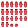 GLOBACT for 1/10 Arrma Senton Pivot Ball/Granite/Big Rock/Vorteks/Typhon/Aluminum Tie Rods Turnbuckles Pivot Ball Shock Pivot Ball Steering Pivot Ball Upgrade Parts Replace Arrma AR330515 (22Pcs Red) view 1