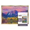 11.25x38.25 Puzzle Frame Kit with Glue Sheets | Bronze Modern Picture Frame | Real Wood with UV Resistant Acrylic Front | Made to Preserve and Display Puzzles Measuring 11.25x38.25 Inches view 1