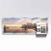 13x39 Puzzle Frame Kit with Glue Sheets | Silver Modern Picture Frame | Real Wood with UV Resistant Acrylic Front | Made to Preserve and Display Puzzles Measuring 13x39 Inches view 1
