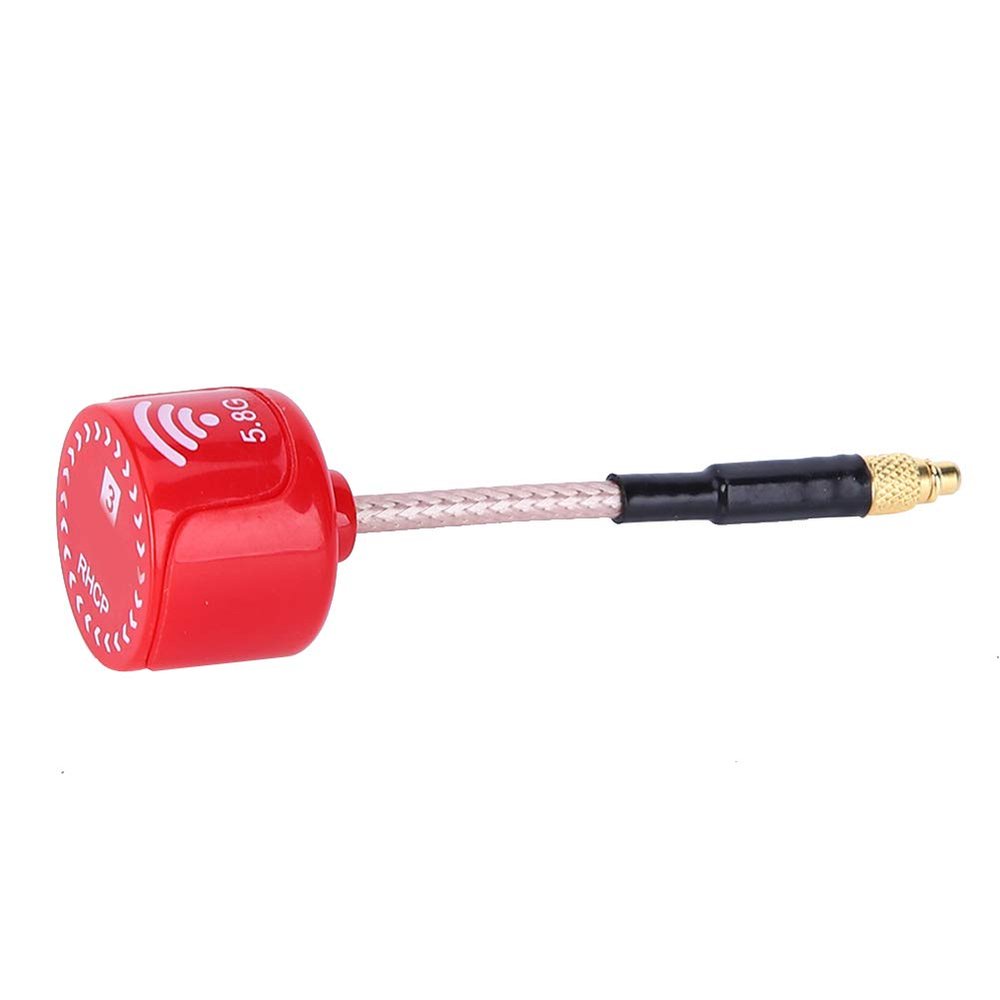 RC Drone Antenna Red 5.8Ghz Antenna High Gain Bendable Directional 100MHz Bandwidth for FPV Racing Drone(MMCX Straight)
