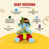 Panda's Box Mantra Chanting Musical Baby Krishna Plush Toy | Best Gift for Kids view 3