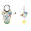 Taf Toys Koala in-Car Play Center Plus Musical Koala, On-The-Go Pull Down Hanging Music and Lights Infant Toy view 1