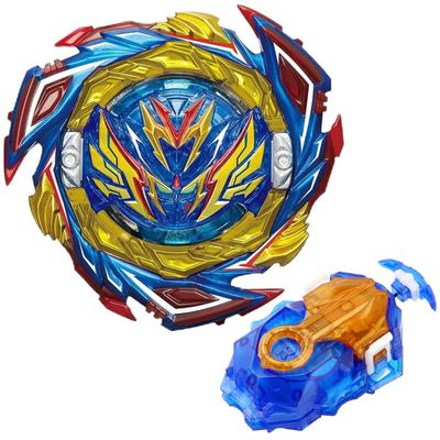 Bey Battling String Launcher, Savior Valkyrie Top Burst Launcher Set, Left and Right Spin DB Launcher Compatible with All Bey Burst Series - Blue