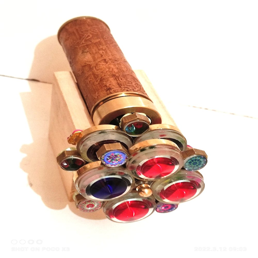 Antique Kaleidoscope Brass Unique Kaleidoscope, Classic Kaleidoscope Gifts for Everyone Love Son,Daughter Gift Anniversary, Wedding