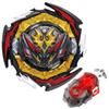 Battling String Bey Launcher, Dynamite Belial Top Burst Launcher Set, DB Left and Right Spin Launcher Compatible with All Bey Burst Series - Gray view 1