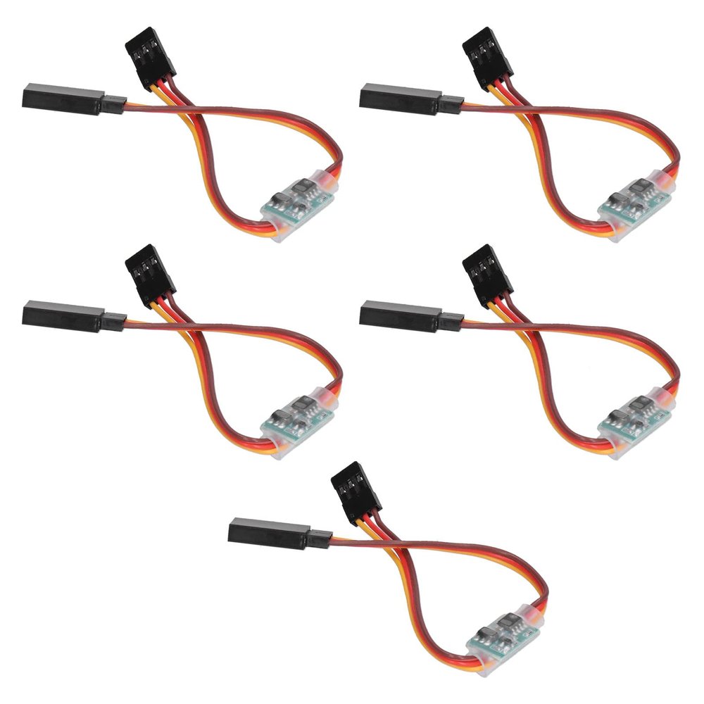 5Pcs Servo Reverser 3.6V24V 5A Steering Gear Rotation Inverter for RC Aircraft Servo Rotation Inverter Good Anti Interference Ability