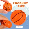 Urspasol 20 PCS 1.6 inch Foam Basketball Stress Ball Small Mini Sports Squeeze Ball Basketball Party Favors for Kids Stress Relief Toy School Carnival Reward view 3