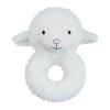 Doindute Baby Lamb Soft Rattle Toy, Sheep Plush Infant Shaker Rattle Easy-Grasp Stuffed Animal Toy, Gifts for Newborns Babies Toddlers Boys Girls, White, 5.5 Inches view 1