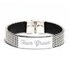 Best Team Groom Stainless Steel Bracelet, Team Groom, Groomsmaid Party Group Bracelets for Friends view 1