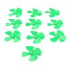 01 02 015 Propeller Replacement, Boat Propellers 80mm Diameter 10Pcs for DIY Toys for Craft(Green) view 1