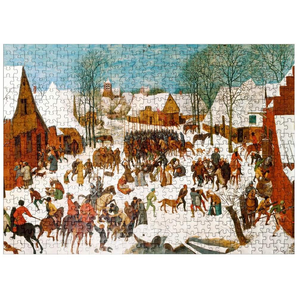 MyPuzzle The Massacre of The Innocents 1566 By Pieter Bruegel The Elder - Premium 500 Piece Jigsaw Puzzle for Adults