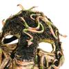 ILOVEMASKS Creepy Scary Snake Halloween Mask Skull Voodoo Raven Crow Bird Beak Long Nose Mask, Wild Forrest Snake Medieval Plague Doctor Masquerade Raven Mask / Crow Mask Cosplay Venetian Mardi Gras Party Prom Headdress Costume - Green Gold view 4