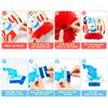 ANGOLIO 12Pcs Gone Fishing Baby Shower Party Centerpieces Gender Reveal Table Topper Honeycomb Party Decorations Summer 3D Fishing Table Decor for Baby Boy Birthday Party Decorations view 4