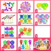 BicMan 150Pcs Party Favors for Kids 3-5 4-8, Fidget Toys Pack, Goodie Bag Stuffers, Carnival Prizes, Treasure Box, Sensory Stress Toy, Prize for Classroom Easter Eggs Fillers view 3