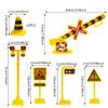 18PCS Train Cake Decorations and Toppers for Birthday Party Supplies - Railway Steam Theme Party Decorations With Track and Traffic view 3