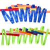 TecUnite 2 Packs Short Walking Rope with 12 Handles Outdoor Safety Daycare Rope Leashes for Preschool Kids Children Toddlers Daycare Schools Teachers, 12 Children 2 Adults(Fresh Color) view 1