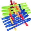 TecUnite 2 Packs Short Walking Rope with 12 Handles Outdoor Safety Daycare Rope Leashes for Preschool Kids Children Toddlers Daycare Schools Teachers, 12 Children 2 Adults(Fresh Color) view 3