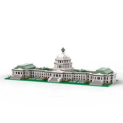 dOvOb Micro Mini Blocks United States Capitol Building Set, 2888 Pieces Bricks, 3D Puzzle Collection Model Kit as Gift for Adults or Kids