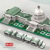 dOvOb Micro Mini Blocks United States Capitol Building Set, 2888 Pieces Bricks, 3D Puzzle Collection Model Kit as Gift for Adults or Kids view 4