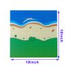 BAENRCY Classic Baseplate 10"x10"Building Block Base Plates Grassland Road BasePlaste for Building Brick Compatible with All Major Brands (Straight) view 2