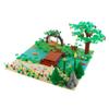 BAENRCY Classic Baseplate 10"x10"Building Block Base Plates Grassland Road BasePlaste for Building Brick Compatible with All Major Brands (Curved) view 4