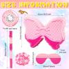 Hungdao Pink Bow Piata for Girl Birthday Party Pinatas Party Decorative Bowtie Piata with Wooden Stick Blindfold Confetti Set Pink Coquette Birthday Baby School Wedding Supplies(Polka Dot Bow) view 2