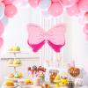 Hungdao Pink Bow Piata for Girl Birthday Party Pinatas Party Decorative Bowtie Piata with Wooden Stick Blindfold Confetti Set Pink Coquette Birthday Baby School Wedding Supplies(Polka Dot Bow) view 4