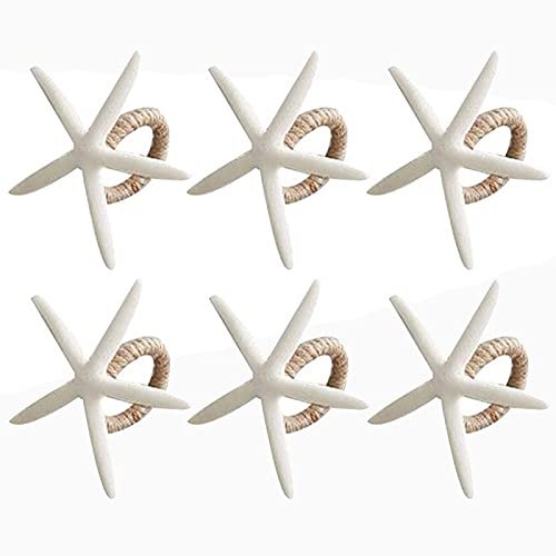 Hbaebdoo Rings 6, Sea Star for for, Wedding, Birthday, Christmas