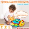 Baby Crawling Toys 6-12 Months, Musical Light Up Tummy Time Toy for Infant 0-6 7 8 9 12-18 Month Old, Toddler Spanish English Bilingual Learning Educational Development Gift for 1 2 Year Old Boy Girl view 4