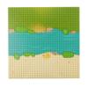 BAENRCY Classic Baseplate 10"x10"Building Block Base Plates Grassland Road BasePlaste for Building Brick Compatible with All Major Brands (Straight) view 1