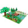 BAENRCY Classic Baseplate 10"x10"Building Block Base Plates Grassland Road BasePlaste for Building Brick Compatible with All Major Brands (Straight) view 3