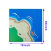 BAENRCY Classic Baseplate 10"x10"Building Block Base Plates Grassland Road BasePlaste for Building Brick Compatible with All Major Brands (Curved) view 2