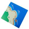 BAENRCY Classic Baseplate 10"x10"Building Block Base Plates Grassland Road BasePlaste for Building Brick Compatible with All Major Brands (Curved) view 3
