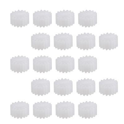 30Pcs Plastic Gears 16 Teeth Model 162A Reduction Gear Plastic Worm Gears for RC Car Robot Motor,Aicosineg