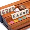 Yellow Mountain Imports American Mahjong Game Set, Sapphire with Blue Soft Case - All-in-One Racks with Pushers, Wright Patterson Scoring Coins, Dice, & Wind Indicator view 3