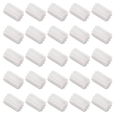 50Pcs Plastic Gears 10 Teeth Model 102A Reduction Gear Plastic Worm Gears for RC Car Robot Motor,Aicosineg