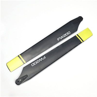 ZHIPAIJI for FLYWING FW200 rc Helicopter Spare Part Main Blade FW200 Parts FW223/FW224 Drone Propeller Spare Part (Color : Yellow)