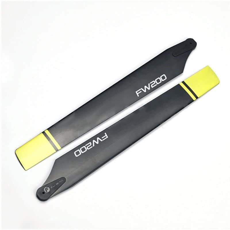 ZHIPAIJI for FLYWING FW200 rc Helicopter Spare Part Main Blade FW200 Parts FW223/FW224 Drone Propeller Spare Part (Color : Yellow)
